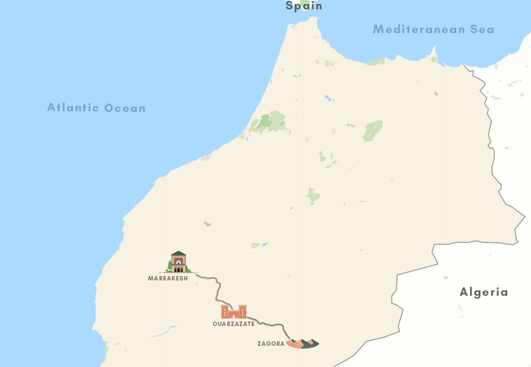 Marrakech to Zagora desert